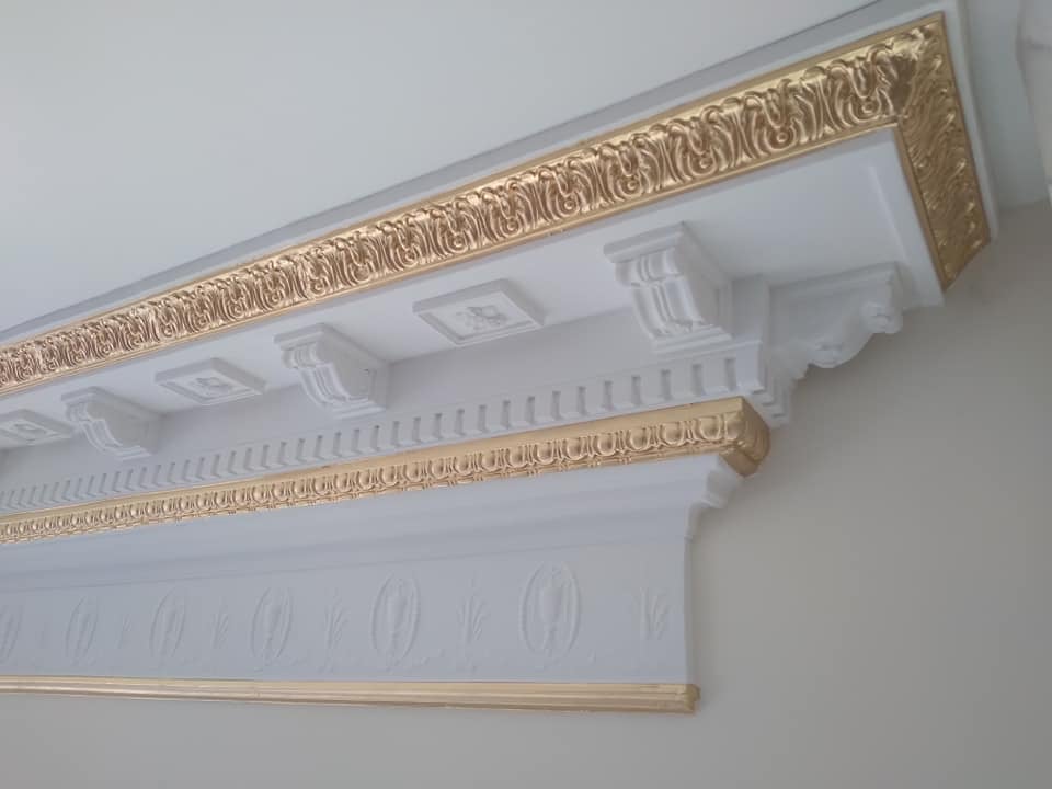 Decorative ornamental plaster cornice and ceiling detailing for Sunshine Coast homes