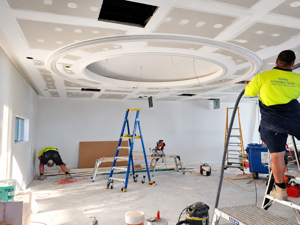 Sunshine Coast plastering – detailed plasterboard finishing